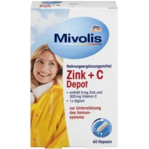 Вітаміни Mivolis Zink+C Depot 60шт