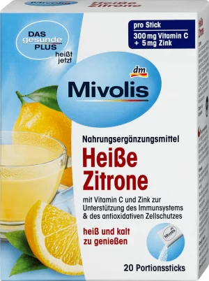 Чай від простуди Mivolis Heisse Zitrone 20шт