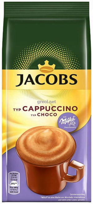 Капучіно MIka Jacobs Choco 500г шоколад (12/ящ)