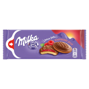 Печиво Milka Choco Jaffa малинове 147г (24/ящ)