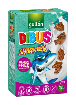 Печиво без глютену Gullon Dibus Sharkies 250г (12/ящ)