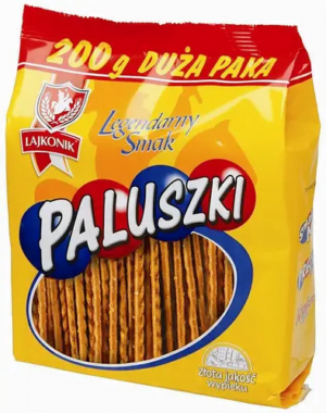 Соломка солена Lajkonik Paluszki Klasyczne 180г
