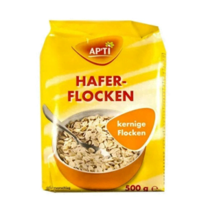 Вівсяні пластівці Apti Haferflocken 500г цільнозернові (жовті)