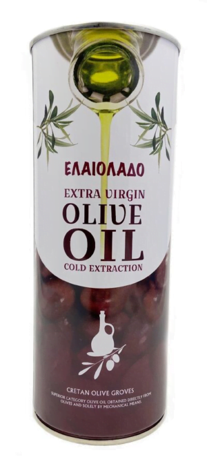 Оливкова олія Olio Extra Vergine ELAIOLADO 1л (12/ящ)