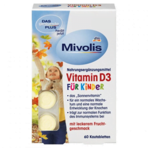 Вітаміни для дітей Mivolis D-3 Fur Kinder 60шт