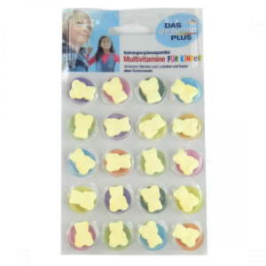 Дитячі вітаміни Multivimamin für Kinder 20шт (пластинка)