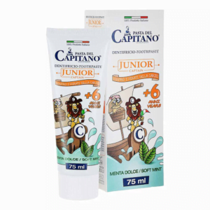 Зубна паста для дітей 6+ Pasta del Capitano Junior Soft mint 75мл (12/ящ)