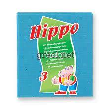 Ганчірка гумова Hippo A3 3шт (24/ящ)