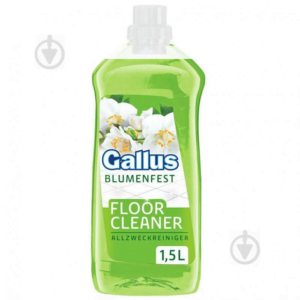 Засіб для миття підлоги Gallus Floor Cleaner Allzweckreiniger Fruhlingsblumen 1.5л зелений (8/ящ)