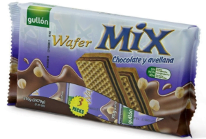 Вафлі з лісовим горіхом Gullon Wafer mix 30*70г-210г (12/ящ)