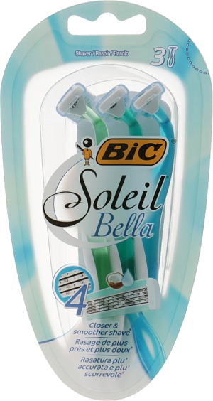 Жіночий станок для гоління BIC Soleil Bella Sensetiv 3 шт (10/ящ) 3086123220386