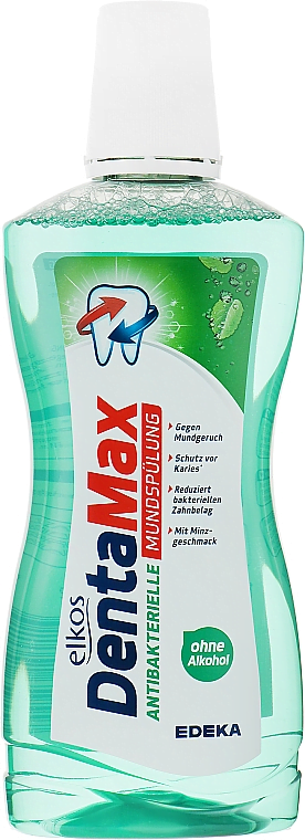 Ополіскувач для ротової порожнини ELkos dentamax 500мл зелений