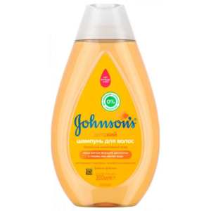 Шампунь дитячий Jonsons baby 300мл (оранджевий)