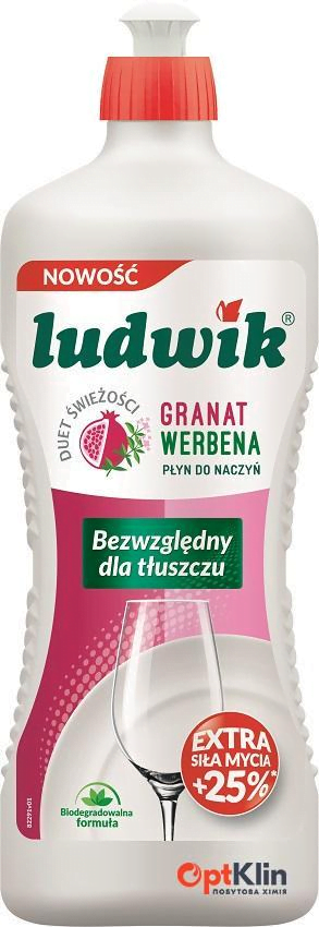 Засіб для миття посуди Ludwik Granat 900мл гранат (12/ящ) 5900498028331