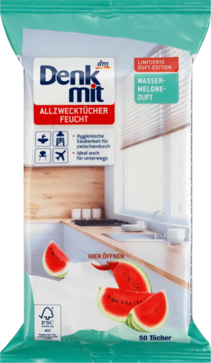 Салфетки для прибирання Denkmit 50 шт Wassermelon