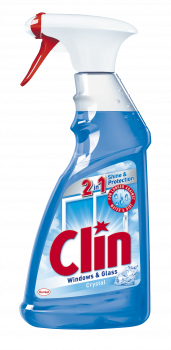 Засіб для миття вікон Clin 500мл (10/ящ) синій