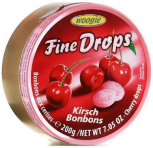 Льодяники Fine Drops з смаком вишні 200г (10/ящ)