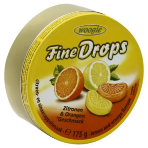 Льодяники Fine Drops апельсин-лимон 200г