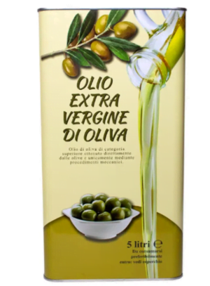 Оливкова олія Olio Extra Vergine Di Oliva 5л (тарілка) (4/ящ)