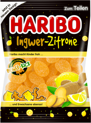 Желейки Haribo Ingwer-Zitrone 200г.