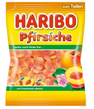 Желейки Haribo Pfirsiche 200г персик