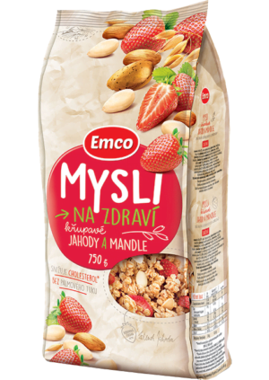 Мюслі Emco полуниця-мигдаль 750г (12/ящ)