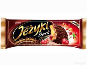 Печиво Jezyki Dark Cherry 140г вишневий лікер (20/ящ)