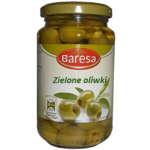 Оливки зелені без кісточки Baresa 340г (12/ящ)