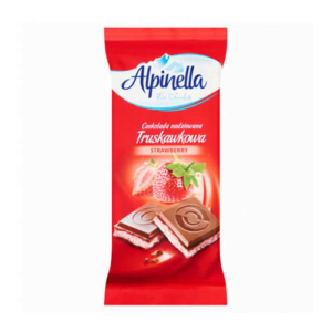 Шоколадка Alpinella полунична 90г.