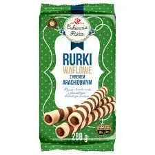 Трубочки з арахісовим кремом Rurki 280 г