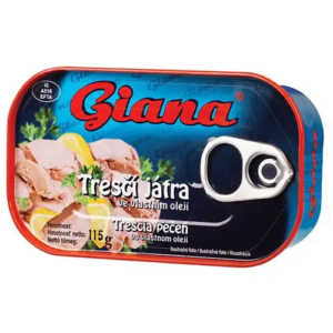 Печінка тріски Giana 115г (12/ящ)