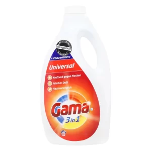 Гель для прання універсальний Gama gel universal 3.737л на 83 прання (2/ящ)
